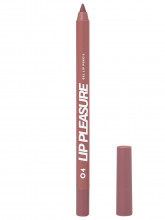 Карандаш для губ гелевый Lip Pleasure, тон 04 холодный коричневый