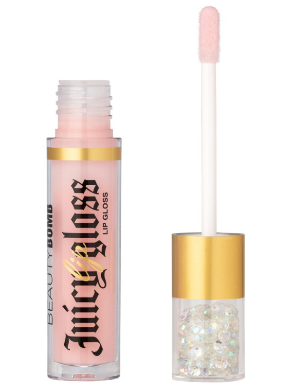 Блеск для губ Juicy, тон 08 Pink’n Fluffy от Beauty Bomb + 1