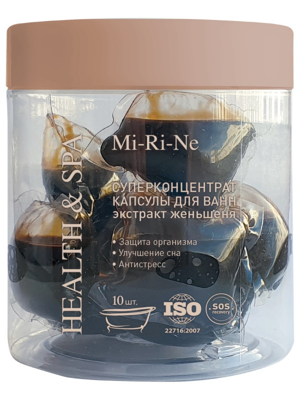 Капсулы для ванн с экстрактом женьшеня 80г от Mi-Ri-Ne + 1
