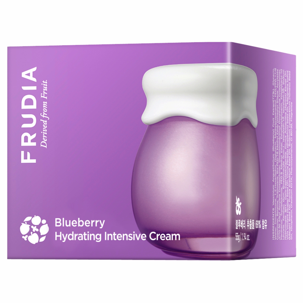 Blueberry Intensive Hydrating Cream Крем интенсивно увлажняющий с черникой 55г от Frudia + 2