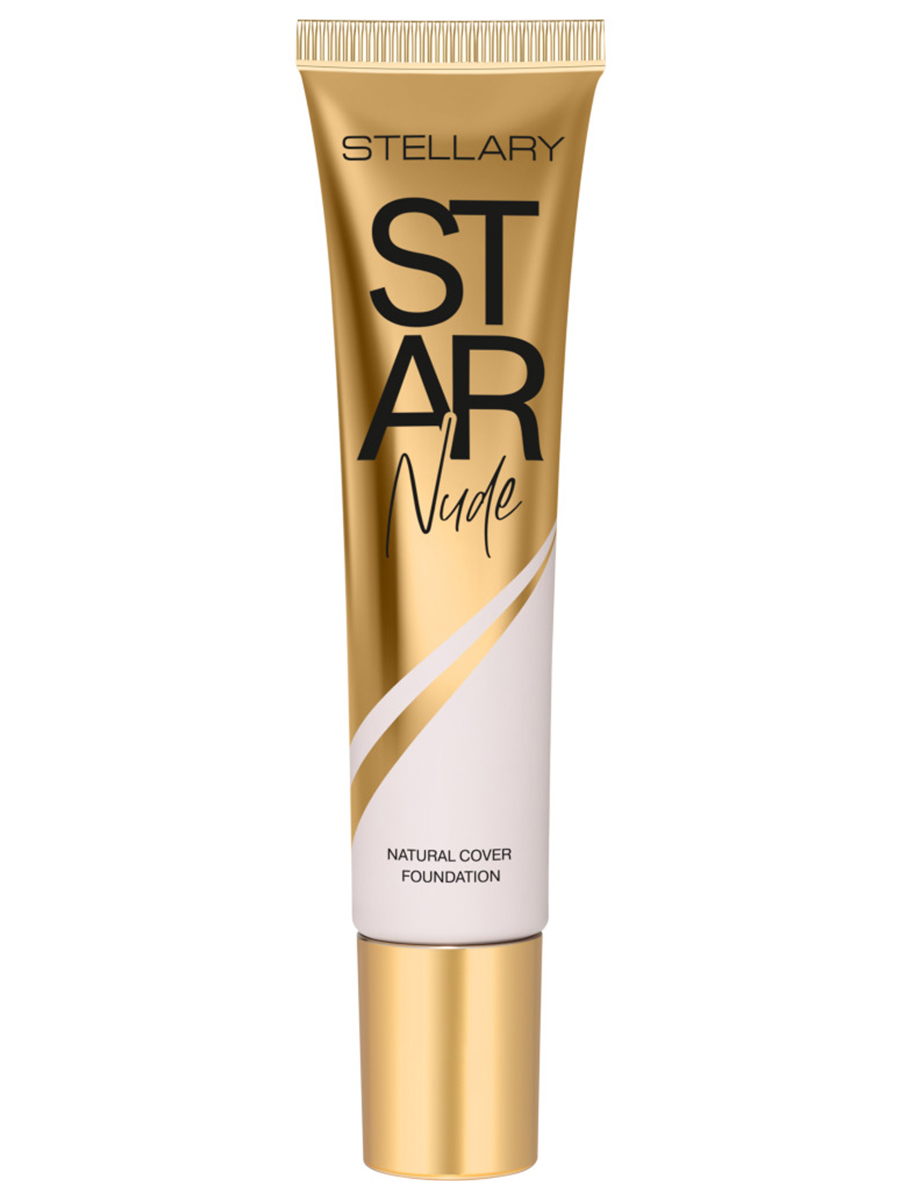 Выравнивающий Тональный крем Star Nude Foundation, тон 02 светло-персиковый от Stellary + 9