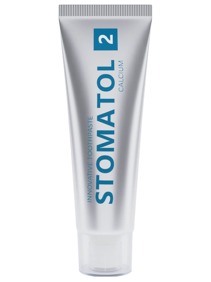 Зубная паста с кальцием 2 Calcium 30г от Stomatol + 2