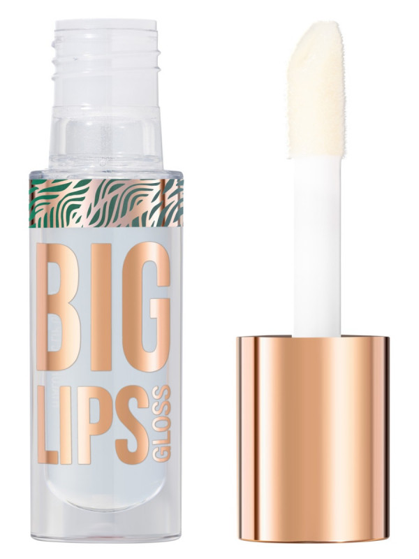 Блеск для губ Big Lips, тон 01 pure glow / прозрачный от Stellary + 1
