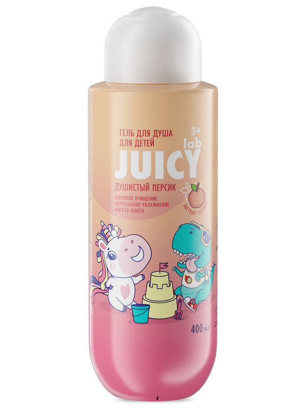 Juicy Lab Детский Гель для душа Душистый персик 400мл от Splat + 1