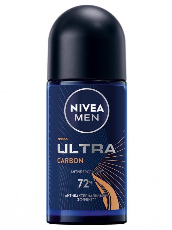 Men Дезодорант антиперсперант роликовый Ultra Carbon 50мл  от Nivea + 1