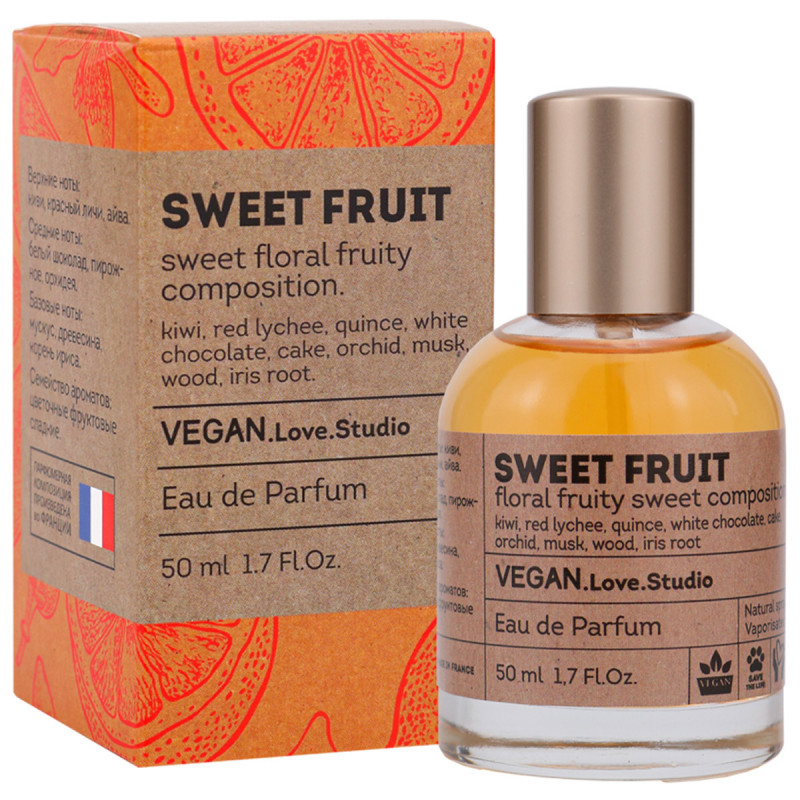 Парфюмерная вода женская Sweet Fruit 50мл от VEGAN.Love.Studio + 1
