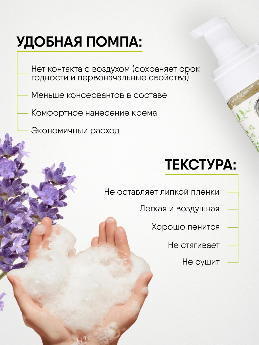 Пенка для снятия макияжа с глаз Увлажняющая 150мл от Natura Siberica + 7
