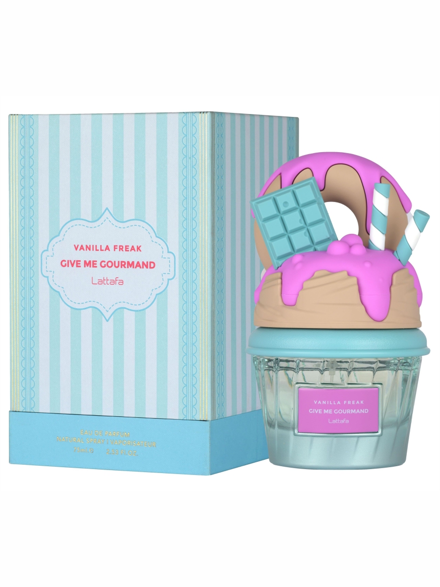 Парфюмерная вода женская Give Me Gourmand Vanilla Freak 75мл от Lattafa + 2