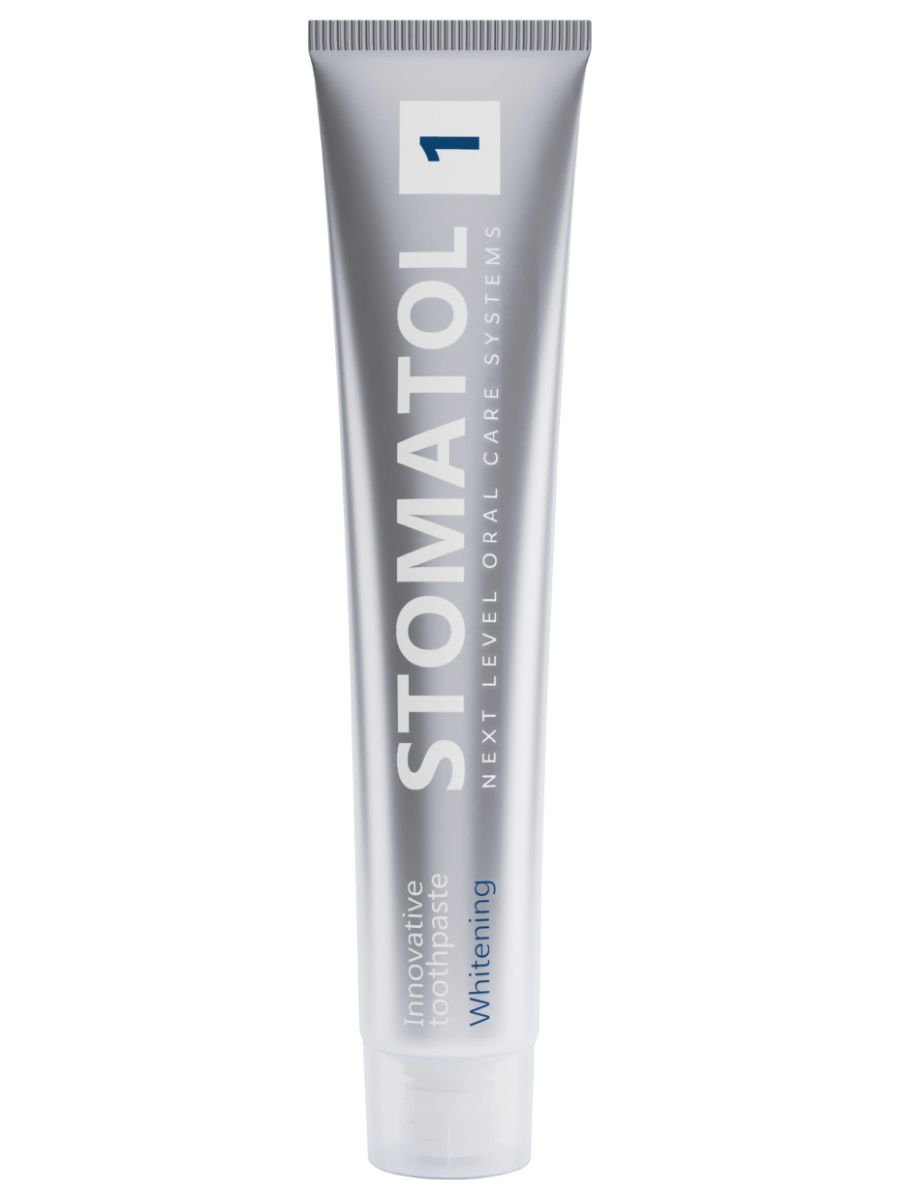 Зубная паста отбеливающая 1 Whitening 100г от Stomatol + 2