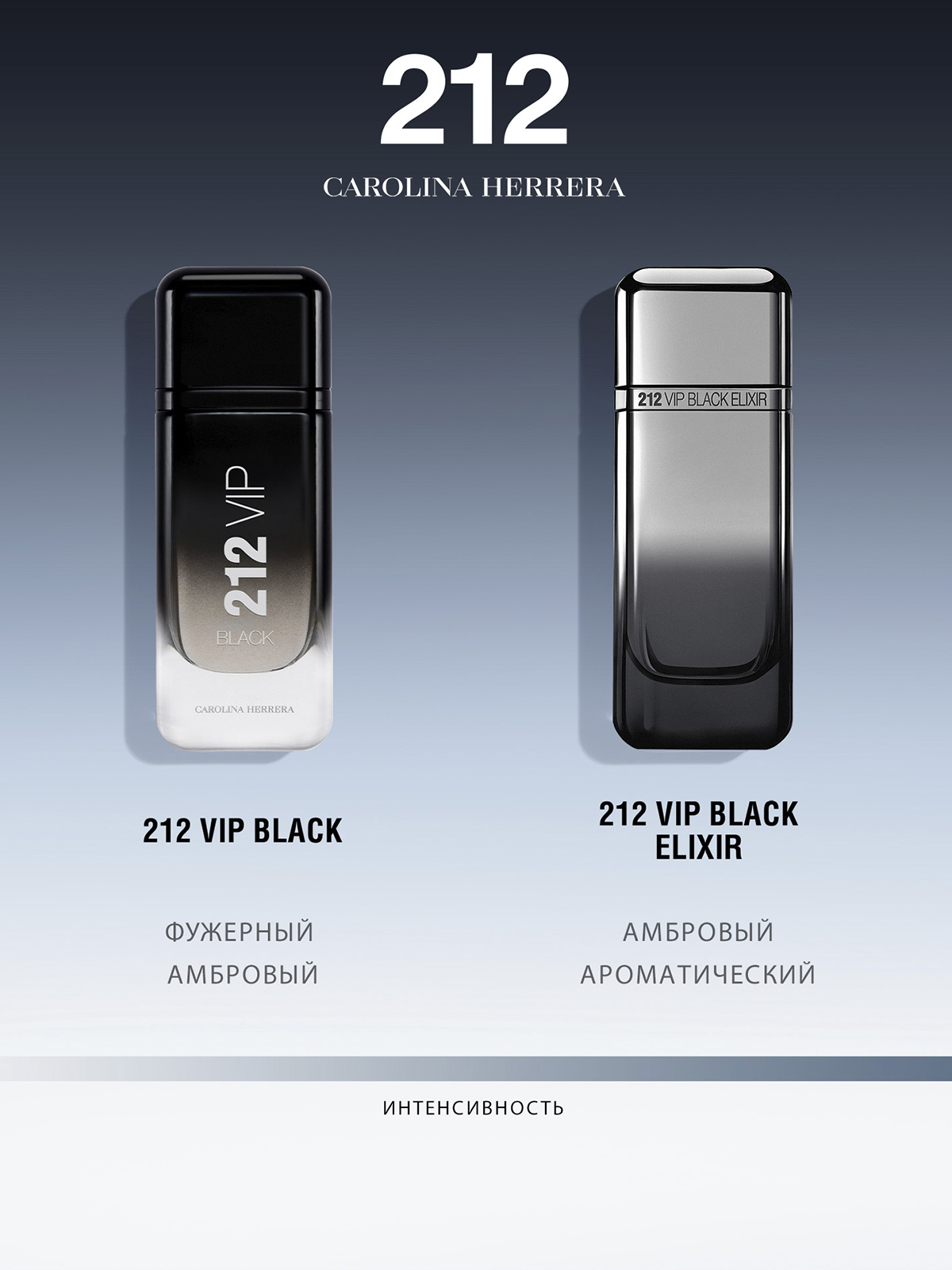 212 VIP Black Elixir Парфюмерная вода мужская 50мл от Carolina Herrera + 5
