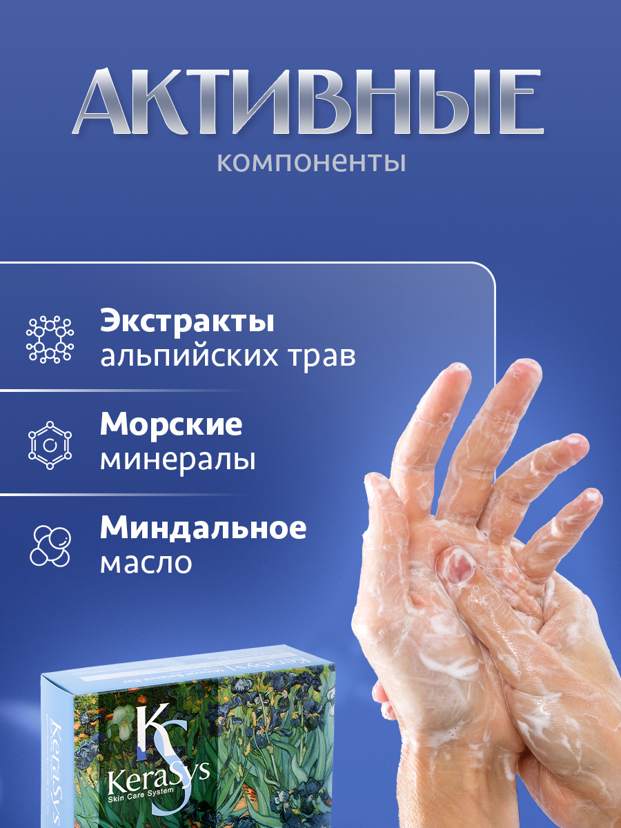 Body Care Мыло косметическое Mineral Balance 100г от Kerasys + 3
