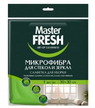 Салфетка микрофибра для стекол и зеркал 1шт
