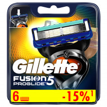 Сменные кассеты Fusion Proglide 6шт