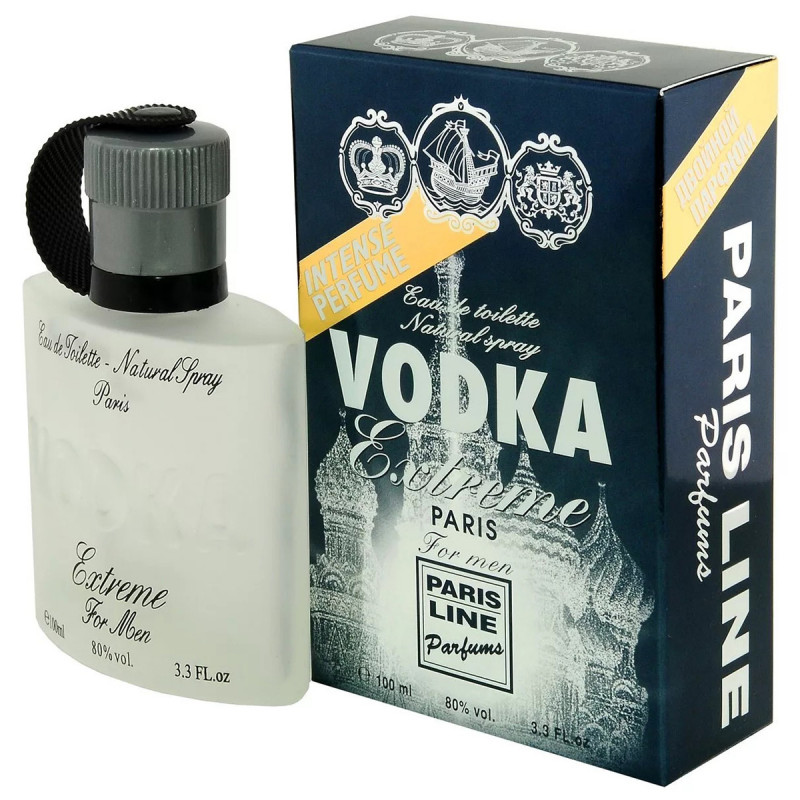 Туалетная вода мужская Vodka Extreme Perfume 100мл  от Paris Line Parfums + 1