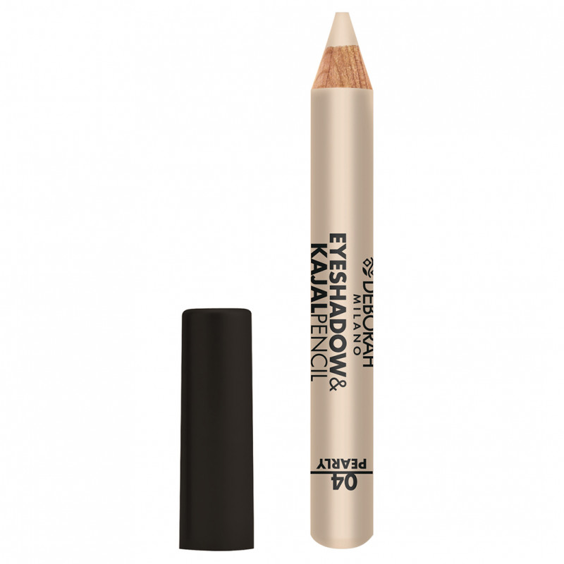 Тени-карандаш Eyeshadow & Kajal Pencil, тон 04 жемчужно-сливочный от Deborah Milano + 1