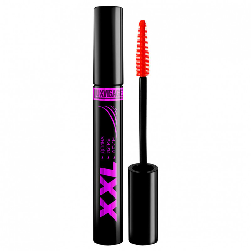 Тушь для ресниц XXL длина-объем-изгиб, черная от LuxVisage + 1