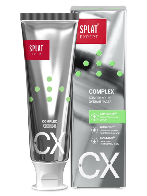 Expert Зубная паста комплексная Complex 75мл  от Splat + 1