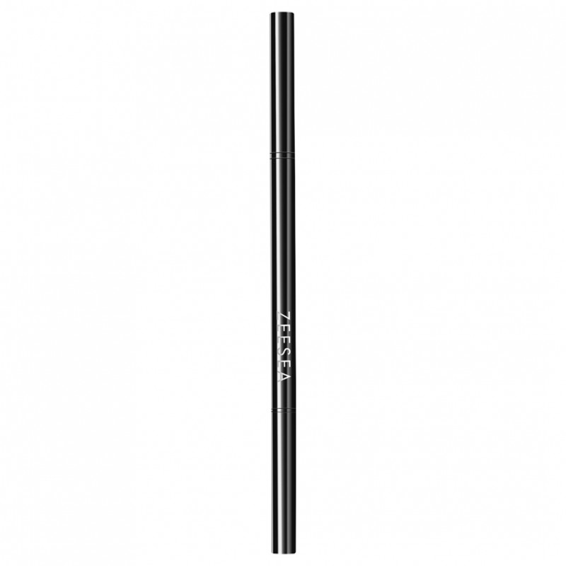 Карандаш для бровей треугольный Eyebrow Pencil, тон black/темный от ZeeSea + 1