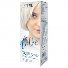 LOVE Стойкая крем-краска для волос Blond осветлитель до 5 тонов
