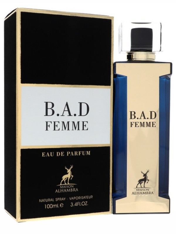 Парфюмерная вода женская B.A.D Femme 100мл от Maison Alhambra + 1