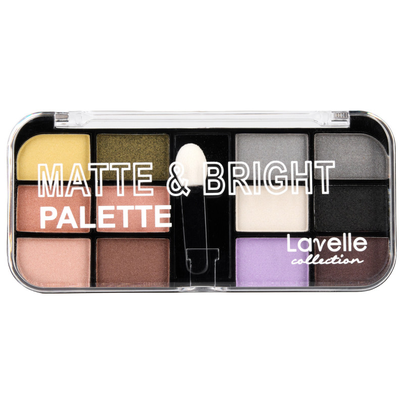 Matte & Bright Палетка теней для век, тон 01 от LavelleCollection + 1