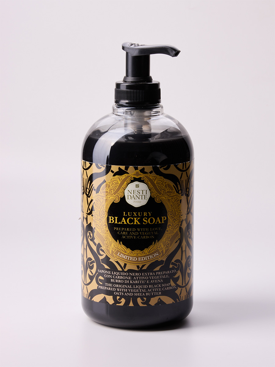 Luxury Black Жидкое мыло Роскошное чёрное 500мл от Nesti Dante + 3