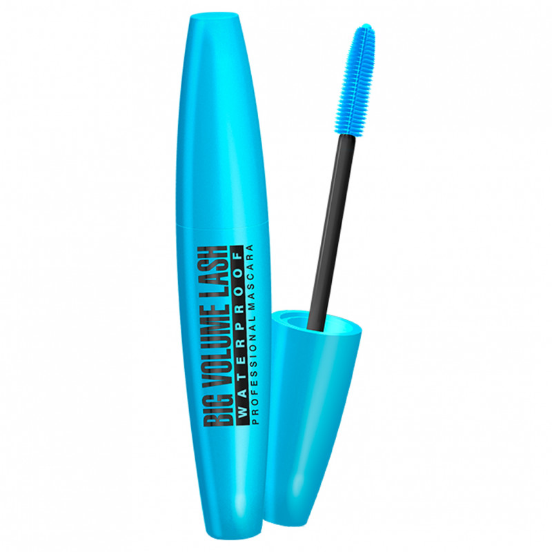 Тушь для ресниц водостойкая Big Volume Lash черная 9мл от Eveline Cosmetics + 1