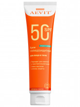 Солнцезащитный Крем для лица и тела SPF50 водостойкий 100мл