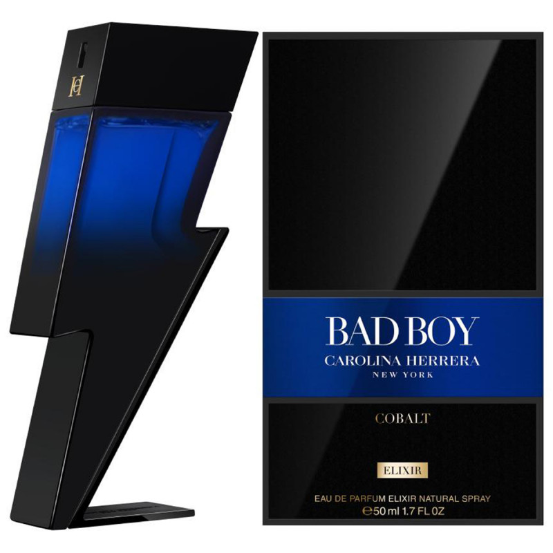 Bad Boy Cobalt Elixir Парфюмерная вода мужская 50мл от Carolina Herrera + 1