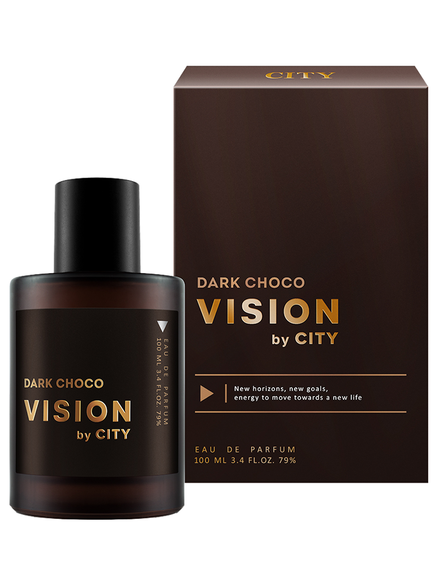 Парфюмерная вода мужская City Vision Dark Choco 100мл от City Parfum + 2