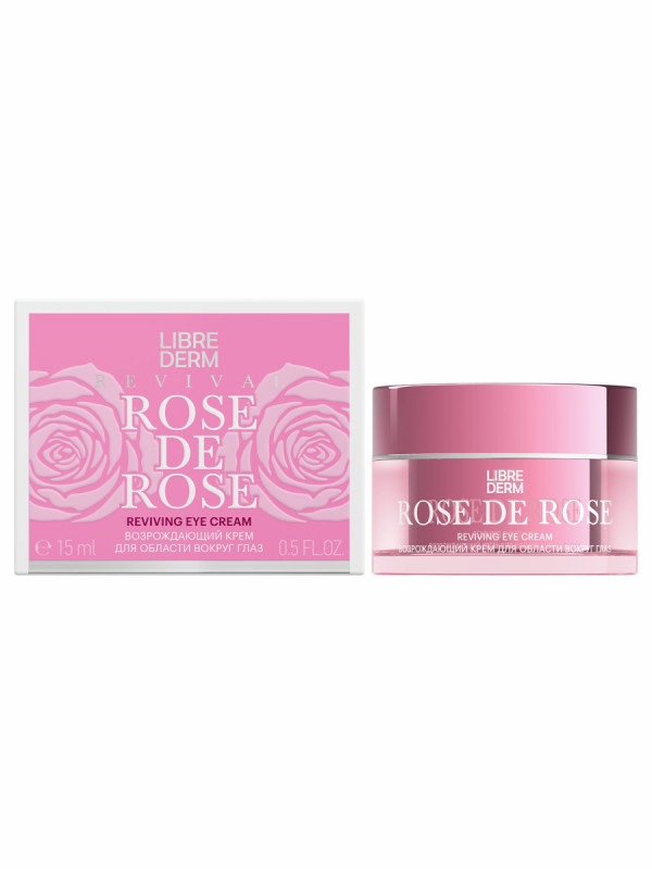 Rose de Rose Крем для области вокруг глаз возрождающий 15мл от Librederm + 1