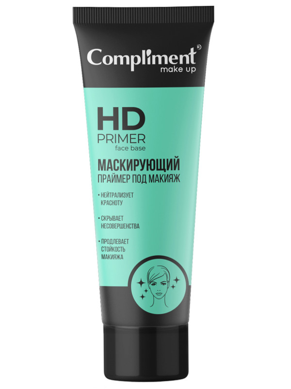HD Primer Face Base Праймер под макияж Маскирующий 40мл от Compliment + 1