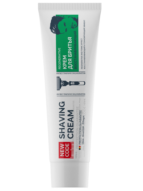 Крем для бритья восстанавливающий 100мл от NEW CODE + 1