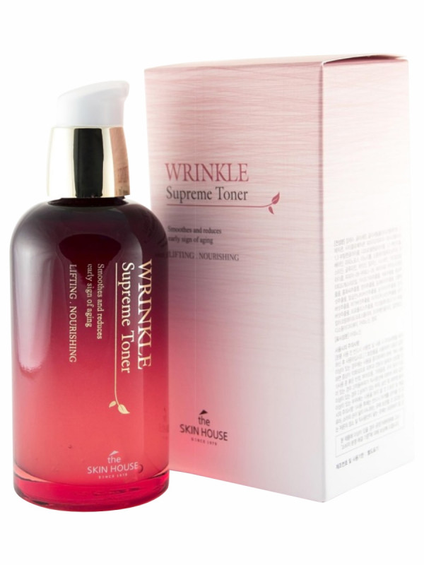 Тонер с женьшенем Wrinkle Supreme Toner 130мл от The Skin House + 1