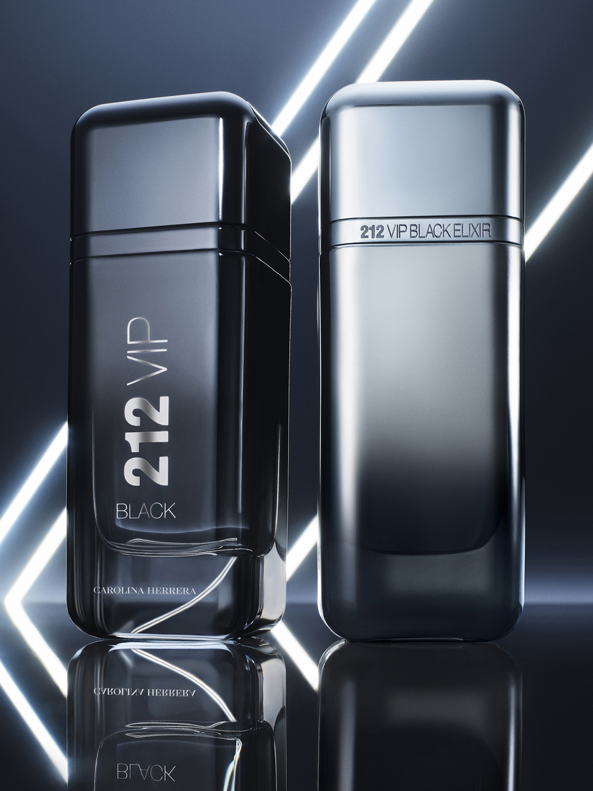 212 VIP Black Elixir Парфюмерная вода мужская 50мл от Carolina Herrera + 4