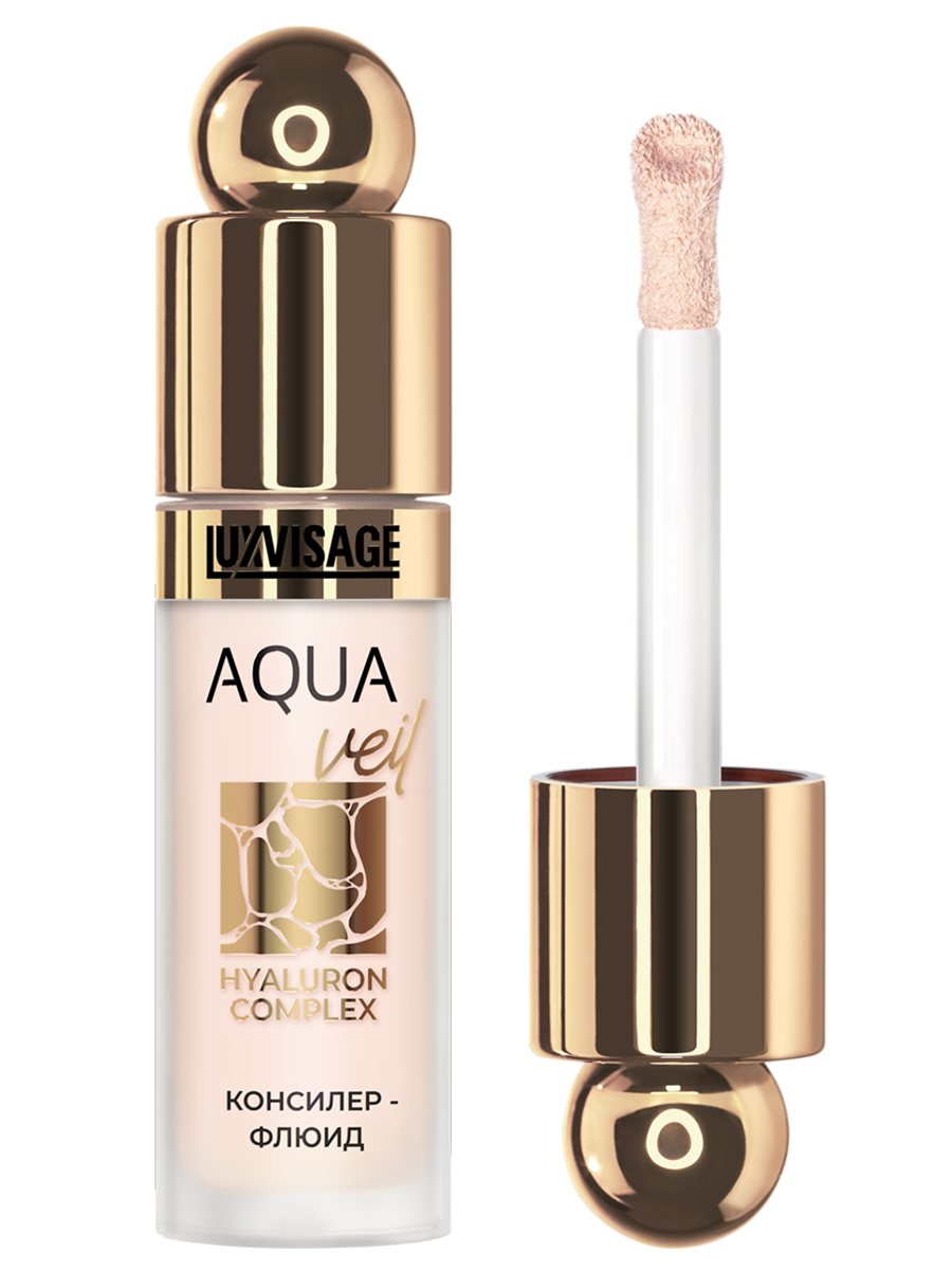 Консилер-флюид Aqua Veil Hyaluron Complex, тон 103 Nude от LuxVisage + 7