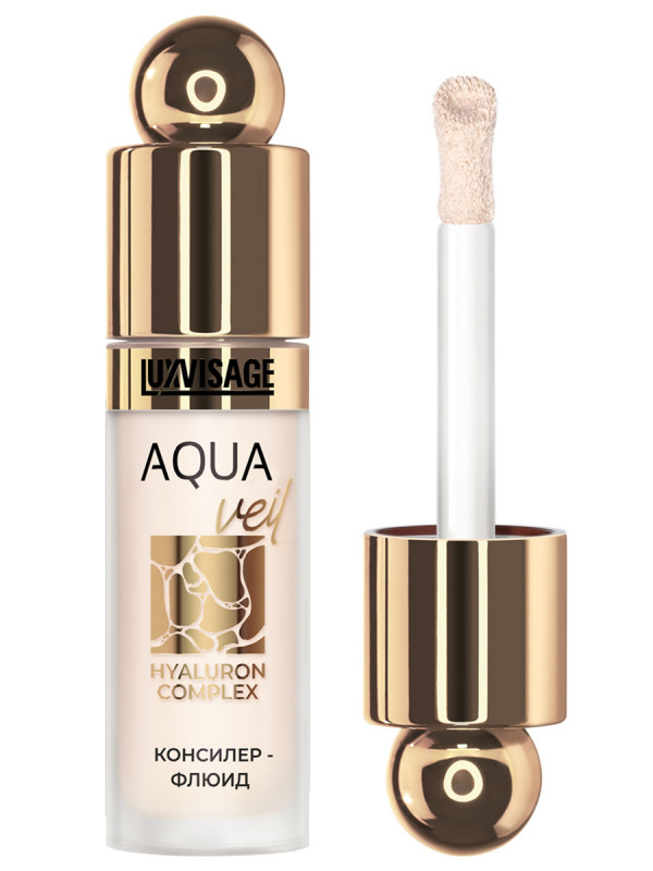Консилер-флюид Aqua Veil Hyaluron Complex, тон 101 Fair от LuxVisage + 1