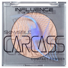 Пудра компактная Skinvisible Carcass, тон 02 светло-бежевый