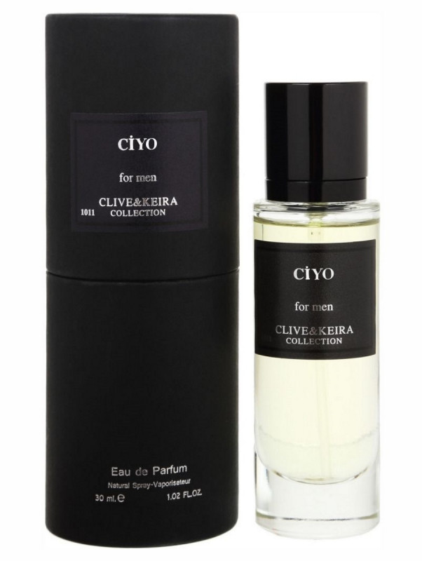 Парфюмерная вода мужская №1011 Ciyo 30мл от Clive&Keira + 1