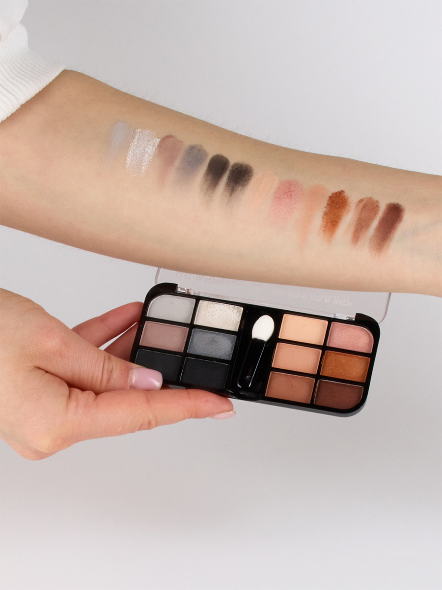 Matte & Bright Палетка теней для век, тон 03 от LavelleCollection + 4