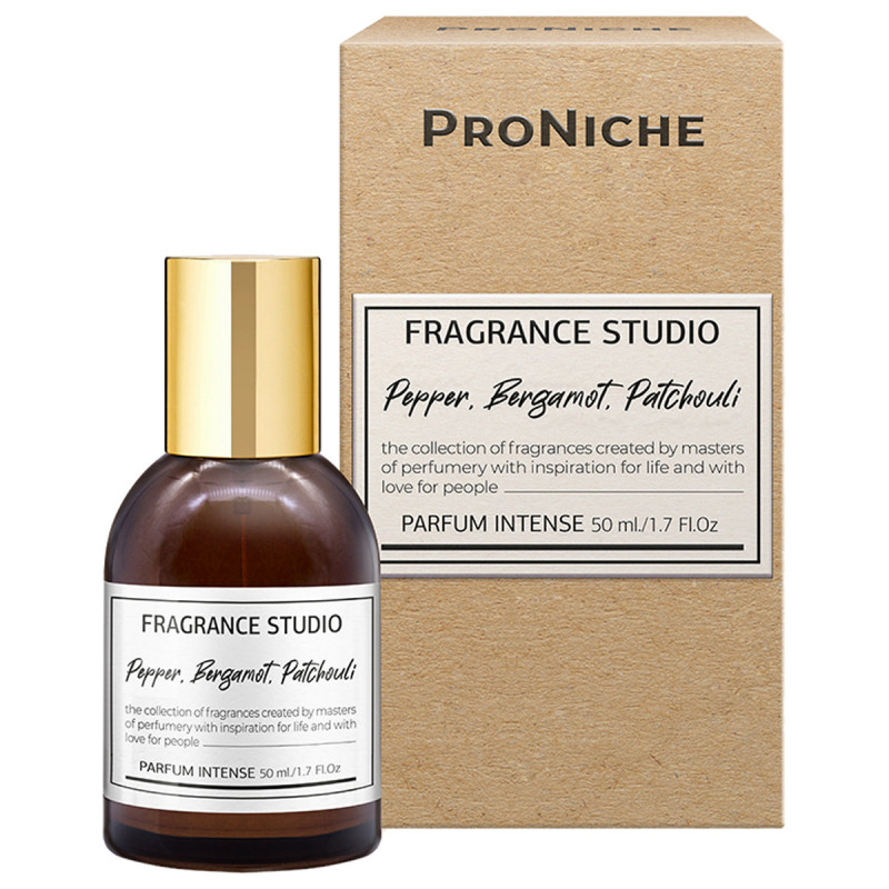 Духи группы Экстра Fragrance Studio Pepper, Bergamot, Patchouli 50мл от ProNiche + 1