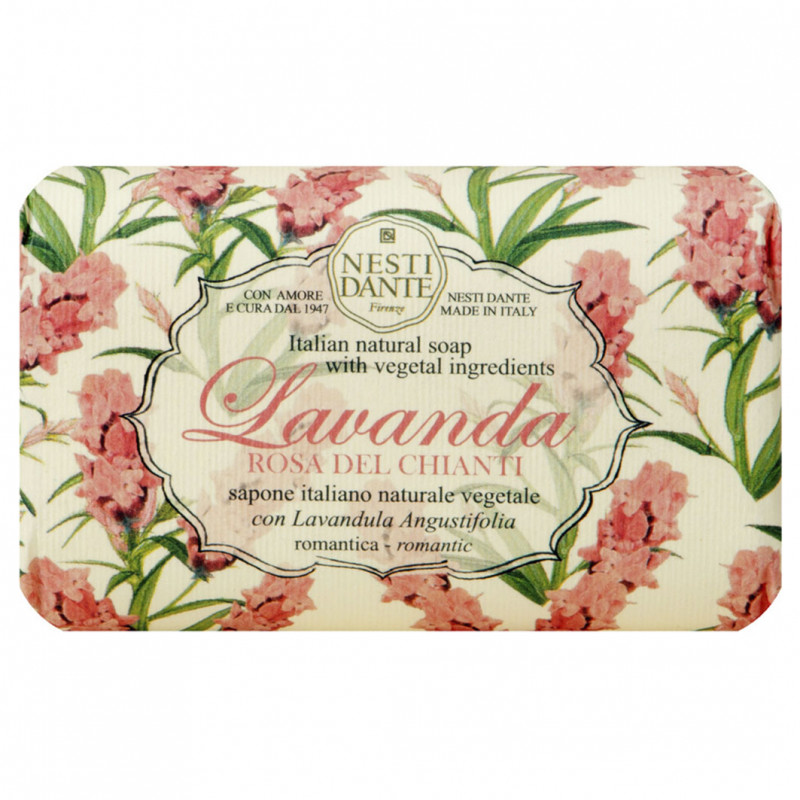 Lavanda Мыло Розовое Кьянти 150г от Nesti Dante + 1