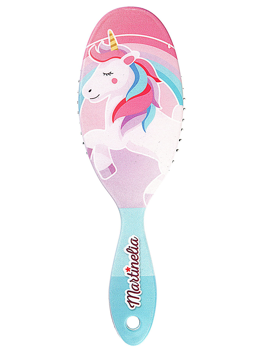 Расческа для волос Unicorn Dream зеленая от Martinelia + 2