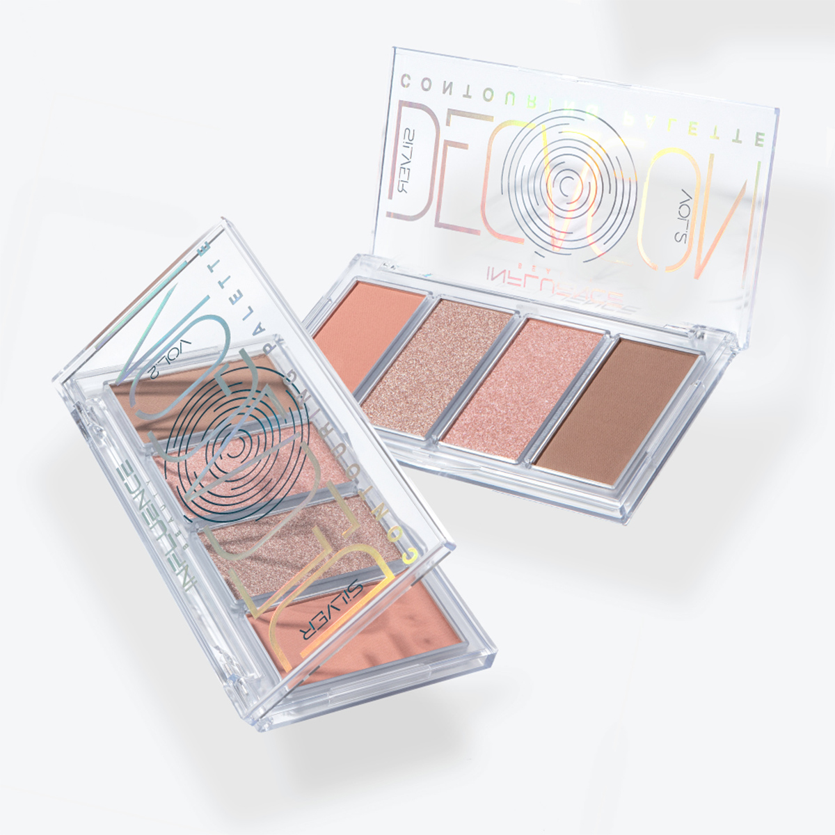 Палетка контуринга Silver Decagon, тон 02 от Influence Beauty + 10
