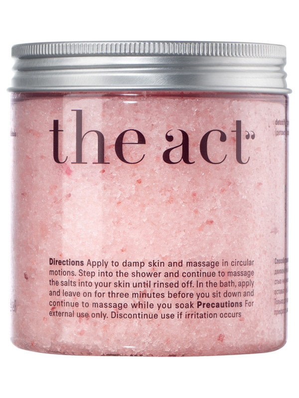 Скраб для ног / соль для ванны детокс Грейпфрут 300г от the act + 1