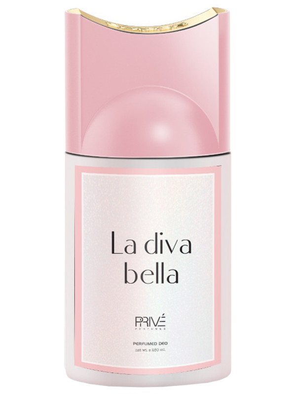La Diva Bella Дезодорант спрей парфюмированный женский 250мл от Prive + 1