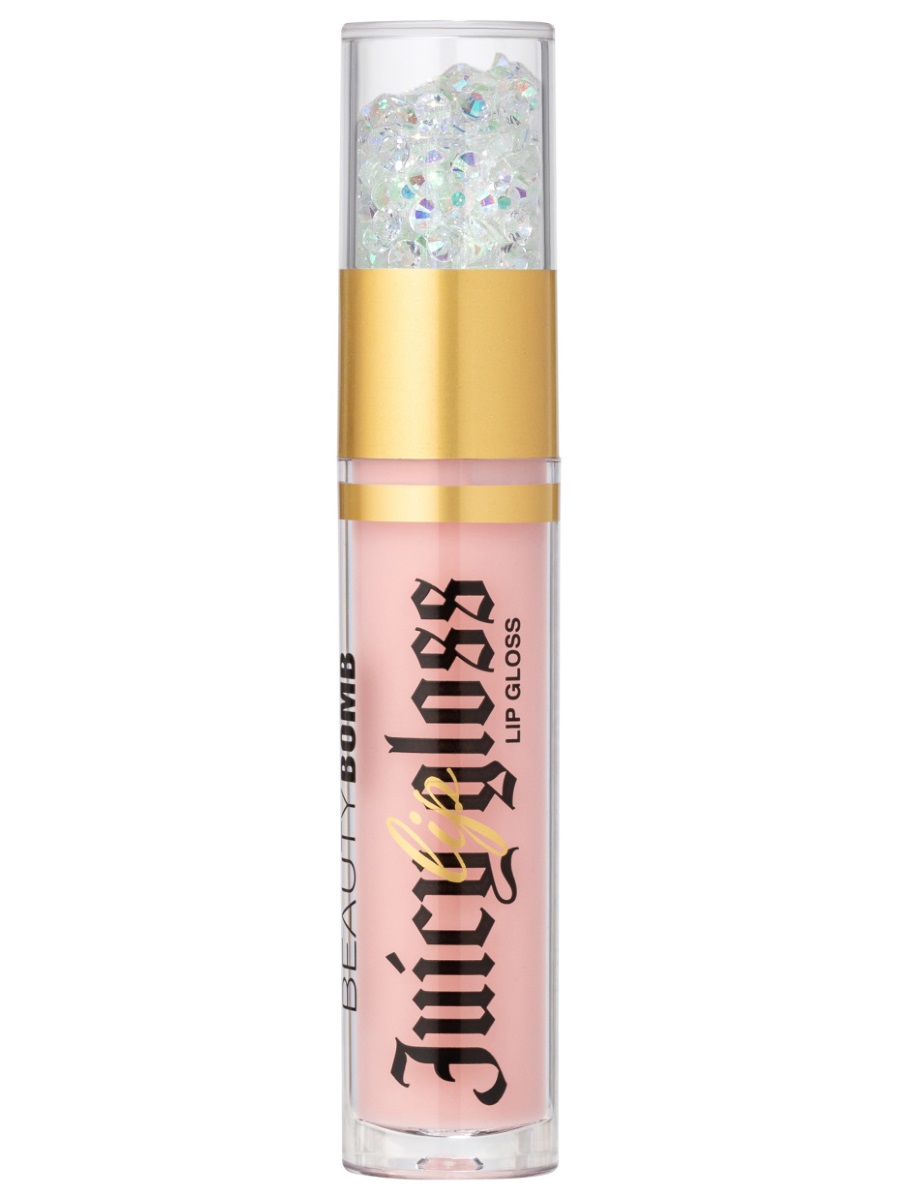 Блеск для губ Juicy, тон 08 Pink’n Fluffy от Beauty Bomb + 4