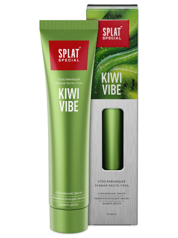 Special Зубная паста-гель отбеливающая Kiwi Vibe 75мл от Splat + 1