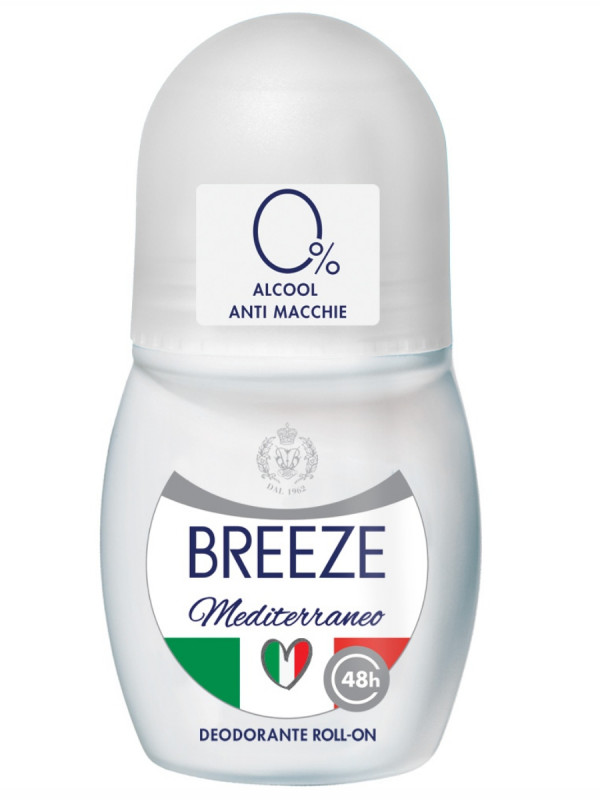 Дезодорант роликовый Mediterraneo 50мл от Breeze + 1