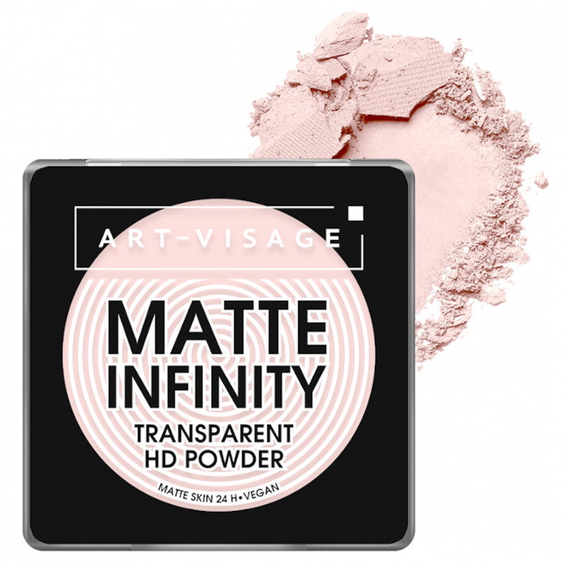 Пудра финишная Matte Infinity, тон 100 crystal от Art-Visage  + 1
